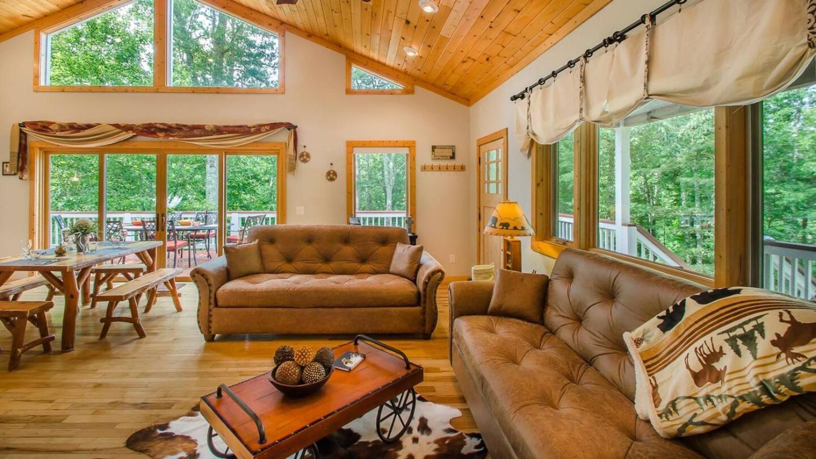 Serene Mountain And Sunset Views 3Bd Cabin Franklin Eksteriør bilde